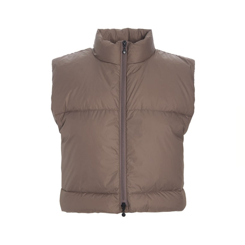 Bitte Kai Rand Feather Down Kort Vest - Deer