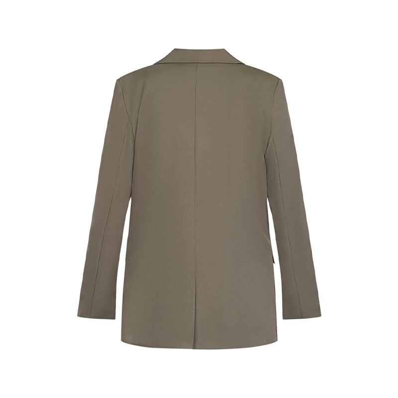 Sisters Point Viksa-bl Blazer - D. Olive Melange