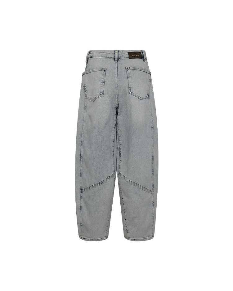 Mos Mosh MMRosie Galleon Barrel Jeans - Light Blue