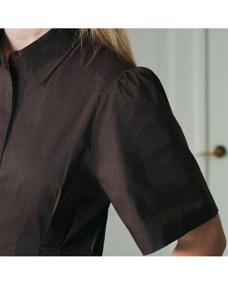 Neo Noir Baia Poplin Kjole