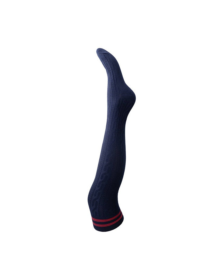 Black Colour Schmidt Knee High Cable Strømper