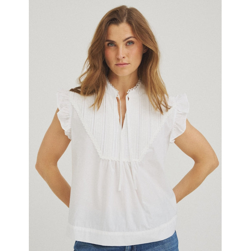 Luxzuz Roxanne Top - White