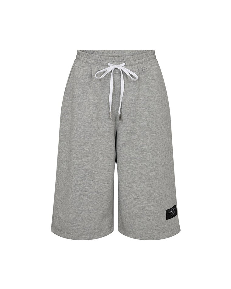 Haute L'amitie Maxi Sweat Bermuda Shorts - Grey Melange