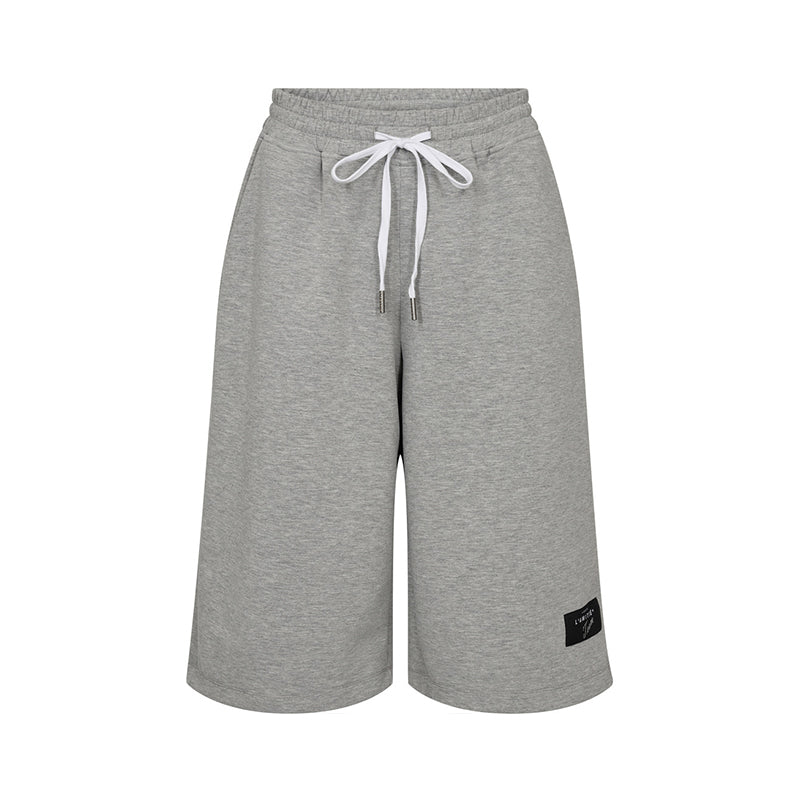 Haute L'amitie Maxi Sweat Bermuda Shorts - Grey Melange