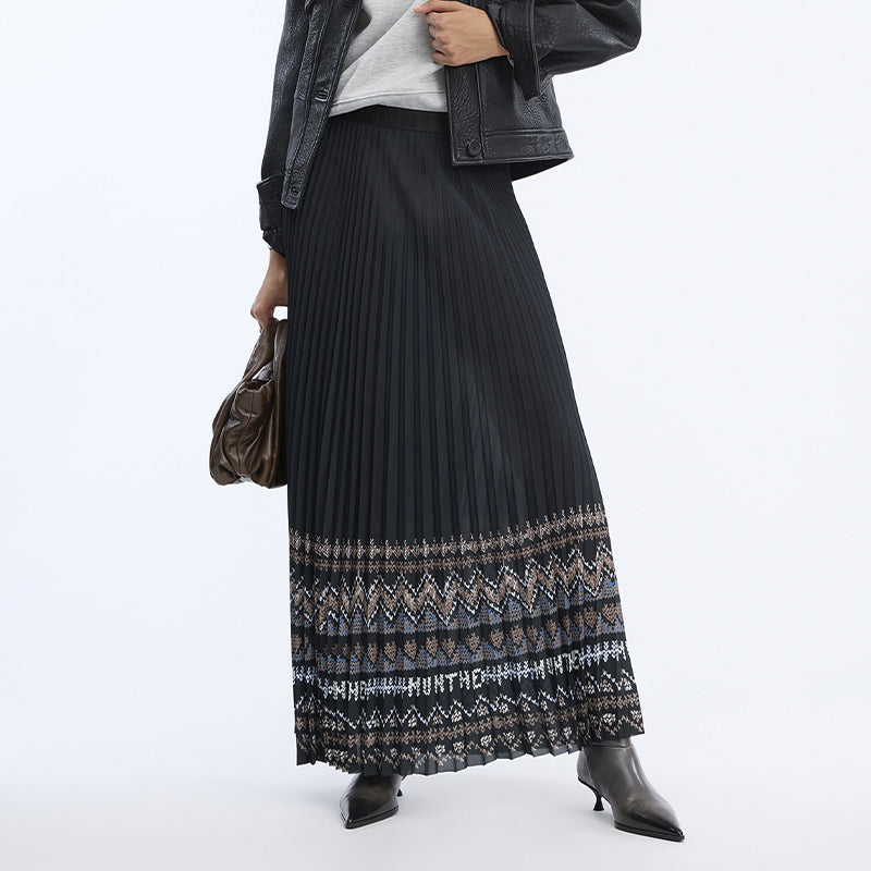 Munthe Taulla Nederdel - Print Black