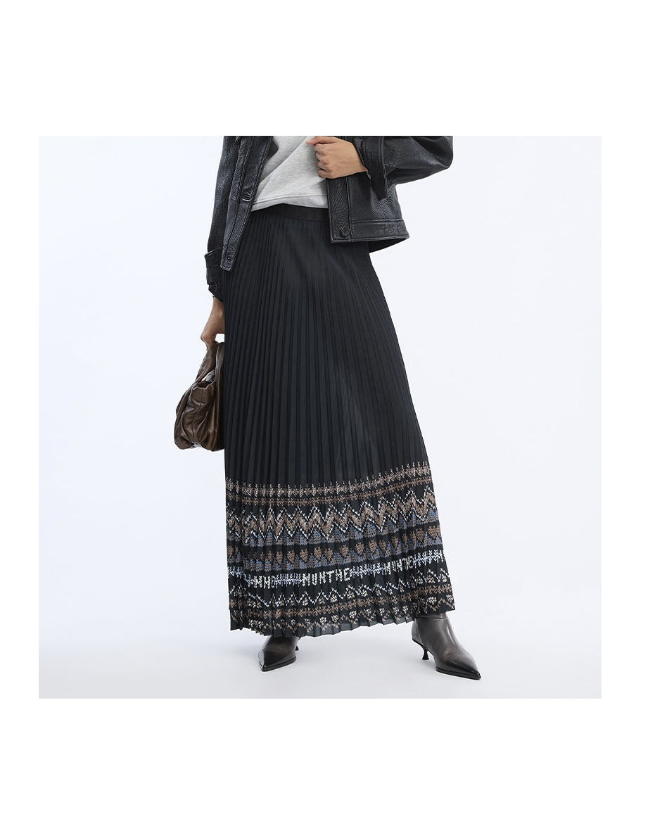 Munthe Taulla Nederdel - Print Black