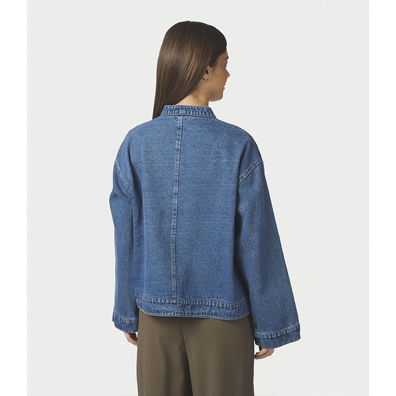 Neo Noir Caline Denim Jakke - Blue Denim