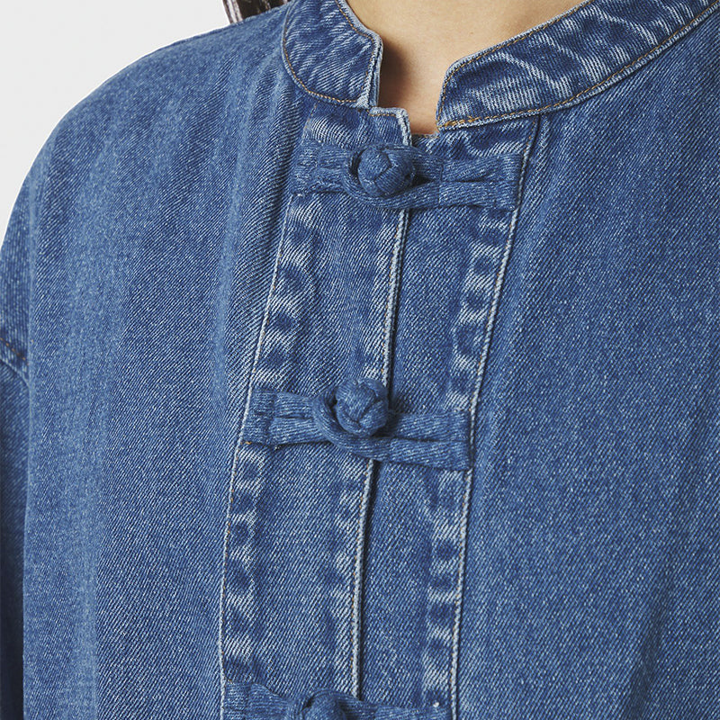 Neo Noir Caline Denim Jakke - Blue Denim