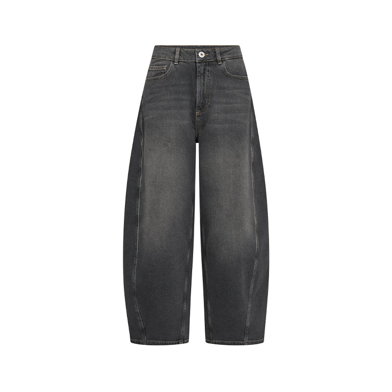 Mos Mosh Cindy Draciel Barrel Jeans - Grey