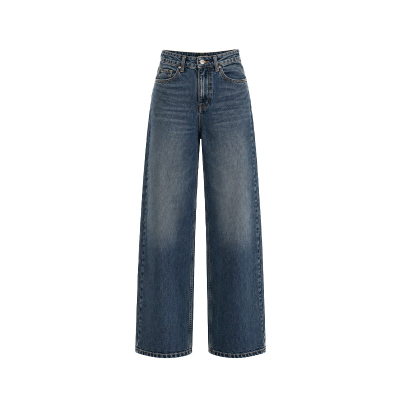 Withblack Rachel HW Wide Denim Jeans - Blue Cast