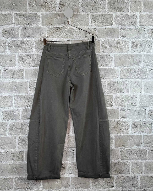 Cabana Living Jude Barrel Jeans - Fango