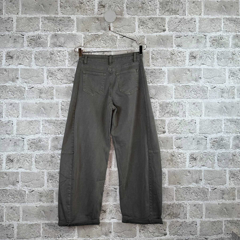 Cabana Living Jude Barrel Jeans - Fango