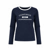 Continue Dea T-shirt long sleve - Navy Blue