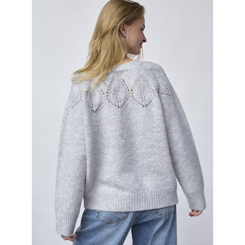 Sisters Point Lani-Pu Strik - Light Grey Melange