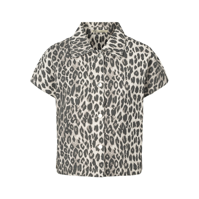 PBO Tona Vest - Grey Leopard
