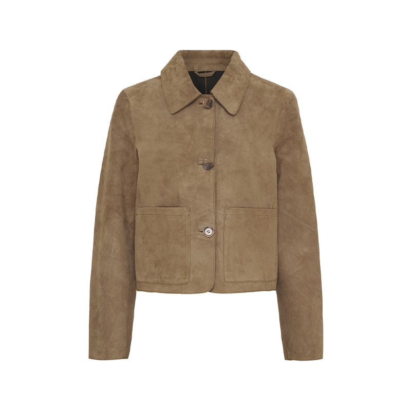BTF-CPH Sonja Suede Jakke - Nude Brown