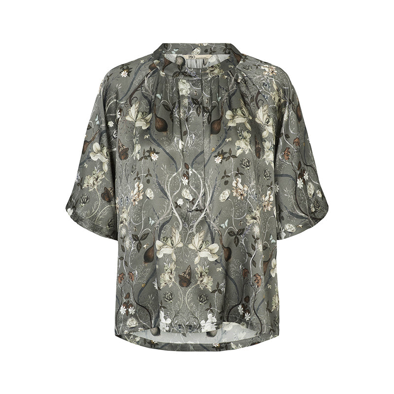 PBO Opala bluse - Castor Green