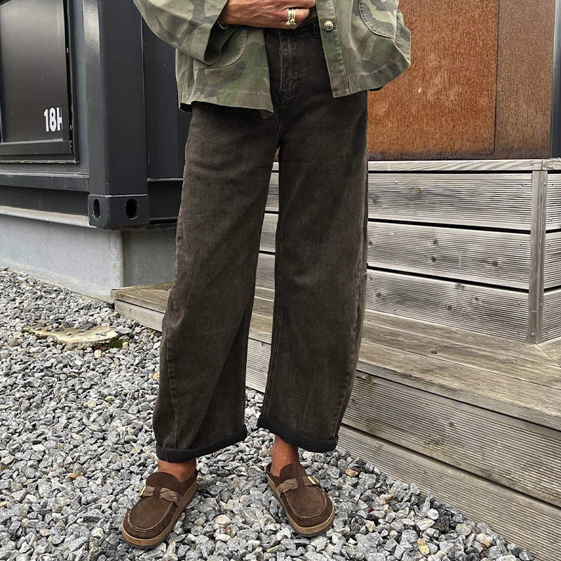 Cabana Living Mowita Barrel Jeans - Brown Denim