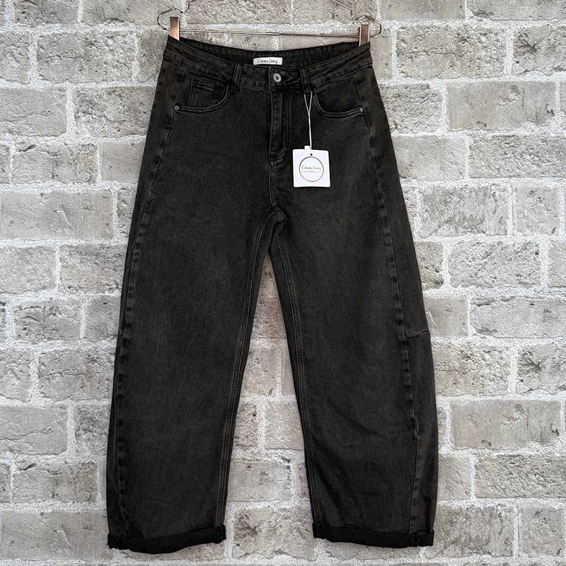 Cabana Living Mowita Barrel Jeans - Brown Denim