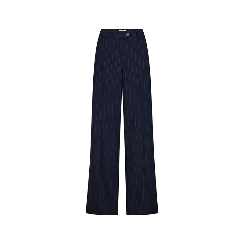 Co'couture GabieCC Pin Wide Bukser - Navy