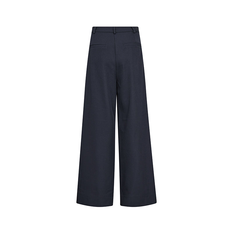 Co'couture LunaCC Pleat Bukser - Navy
