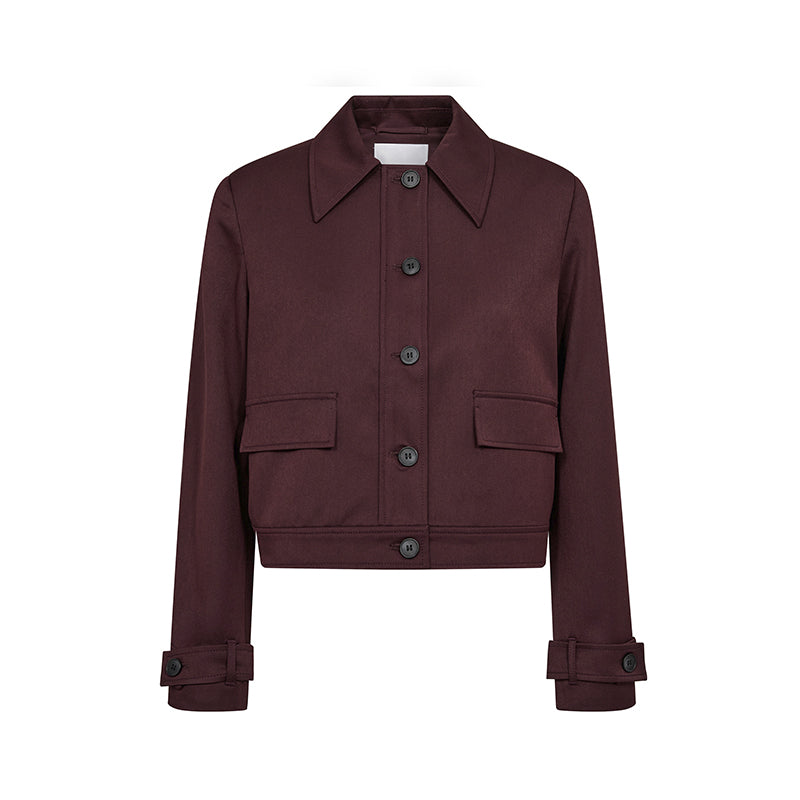 Co'couture TerryCC Jakke - Wine Red
