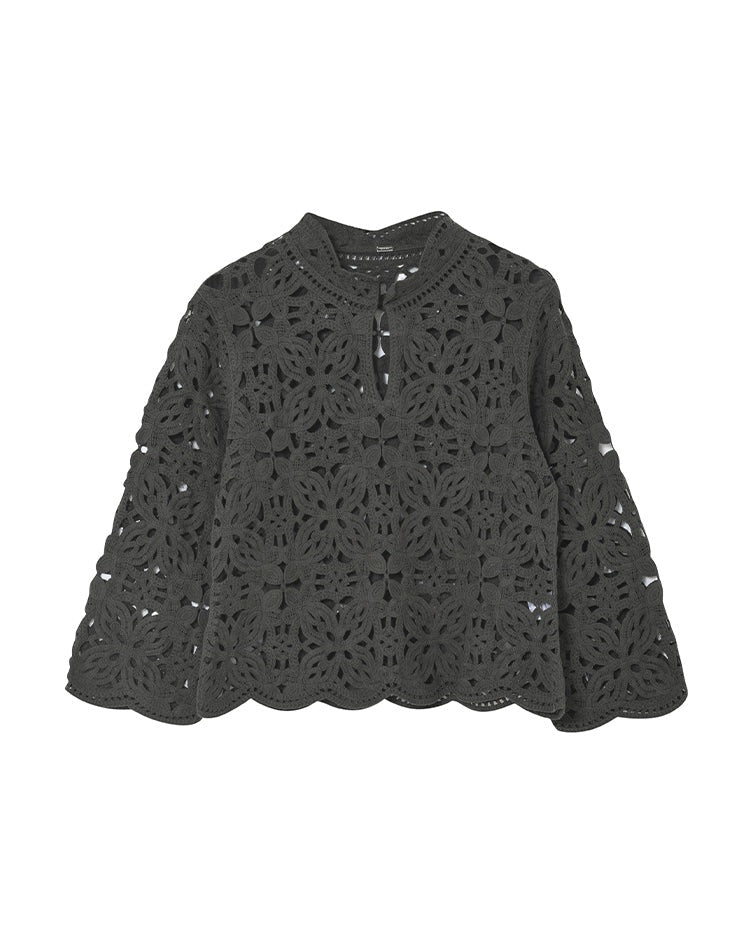 Gustav Lorina Blonde Bluse - Army Green