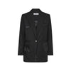 Haute L'amitie Premiere Fringe Blazer - Black
