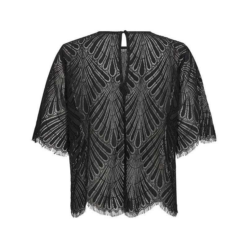 Co'couture LetiCC Lace Bluse - Black