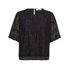 Co'couture EricaCC Stone Lace Bluse - Black