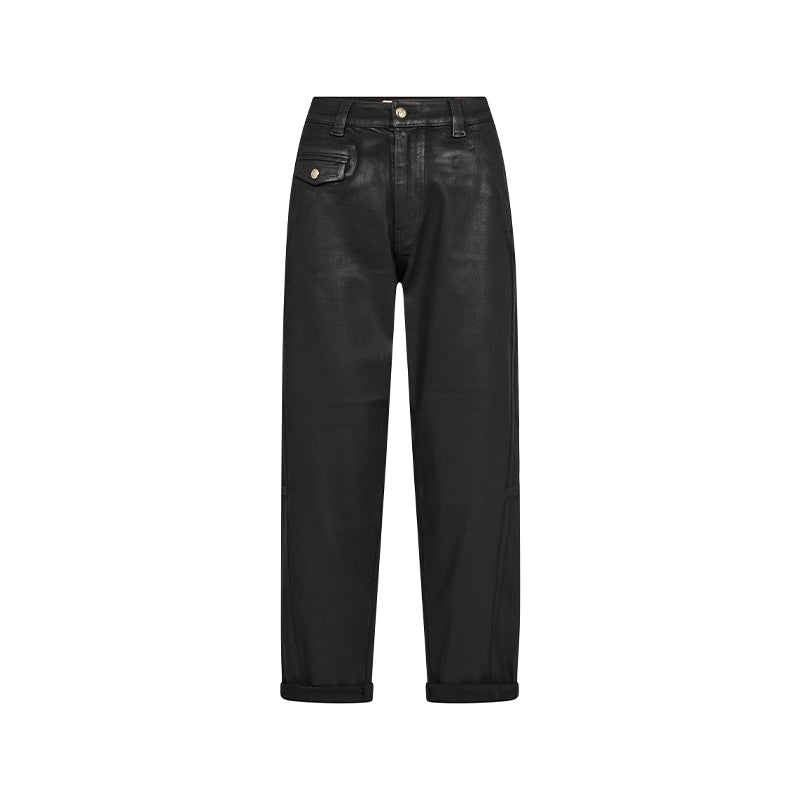 Mos Mosh - MMAymen Coated Bukser - Black