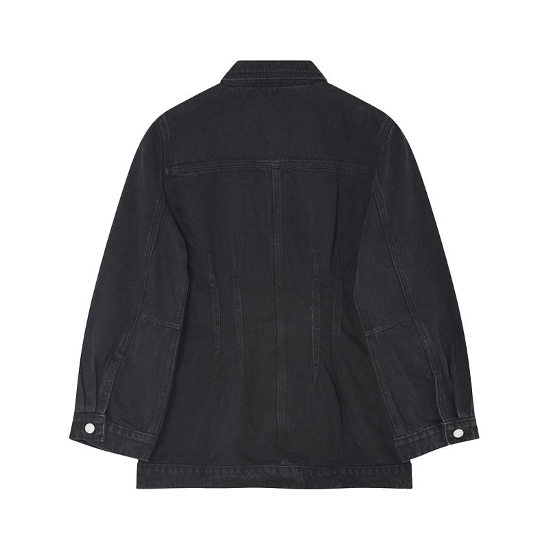 2NDDAY Billa Denim Skjorte - Black Denim
