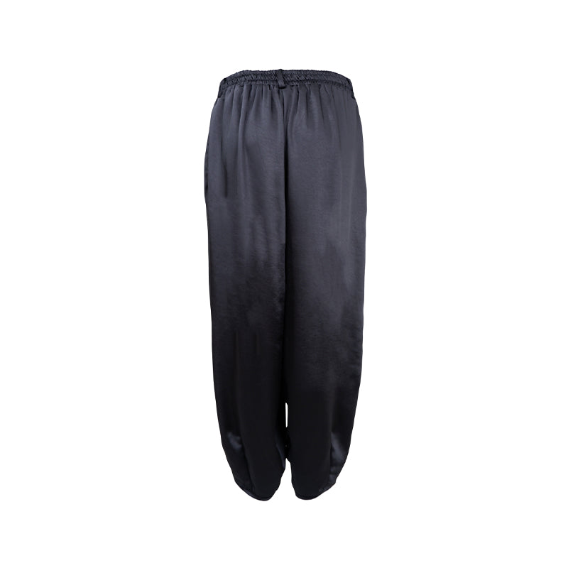 Black Colour Lucinda Balloon Bukser - Black