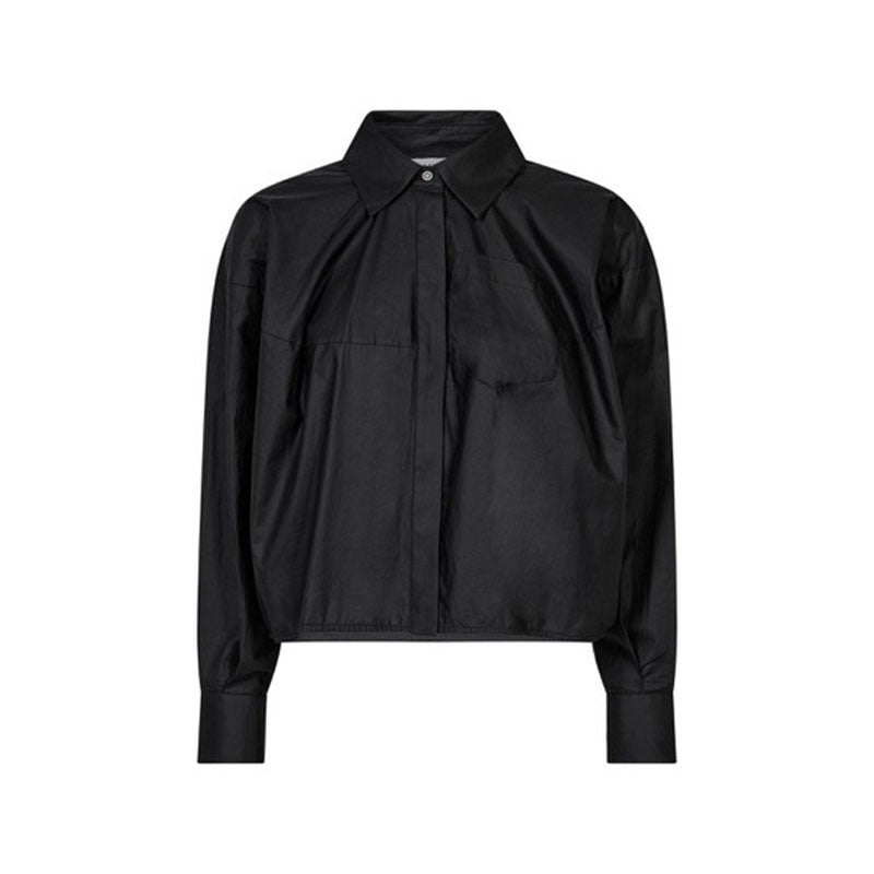 Haute L'amitié Sophie Din Coated Skjorte - Black