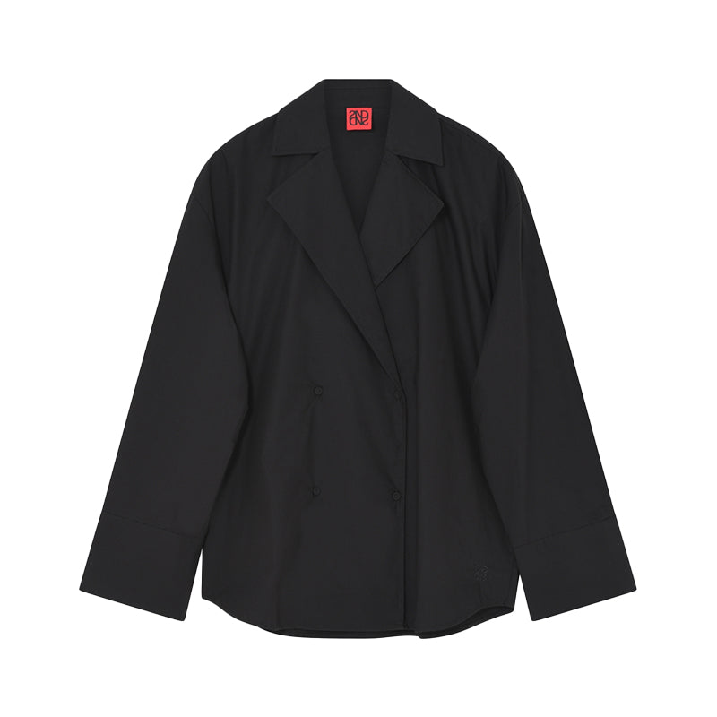 2NDDAY Fern Crispy Poplin Skjorte - Black
