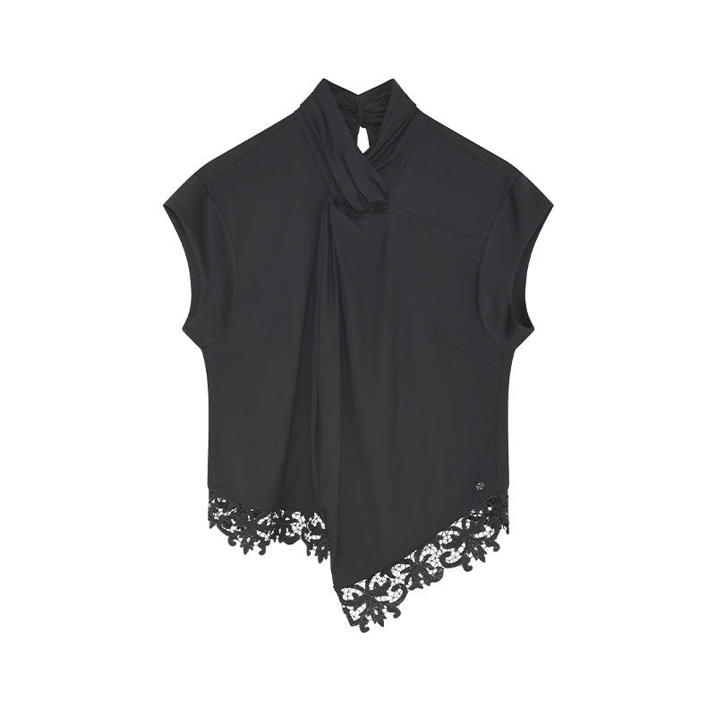 Gustav Allie embroidery Bluse - Black
