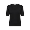 Co'couture GrannyCC Rib SS V-Tee - Black