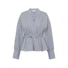 Gossia MieGO Bluse - Blue/ Brown Stripes