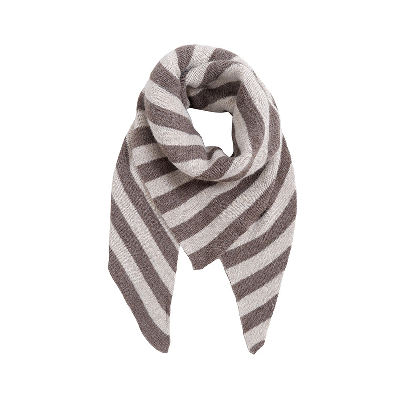Black Coloir BCBex Stripe Tørklæde - Nougat