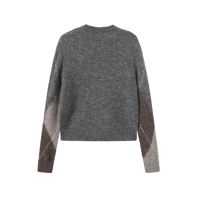Luxzuz Zema Cardigan - Grey Melange