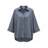 Continue Amber Check Skjorte - Navy Check