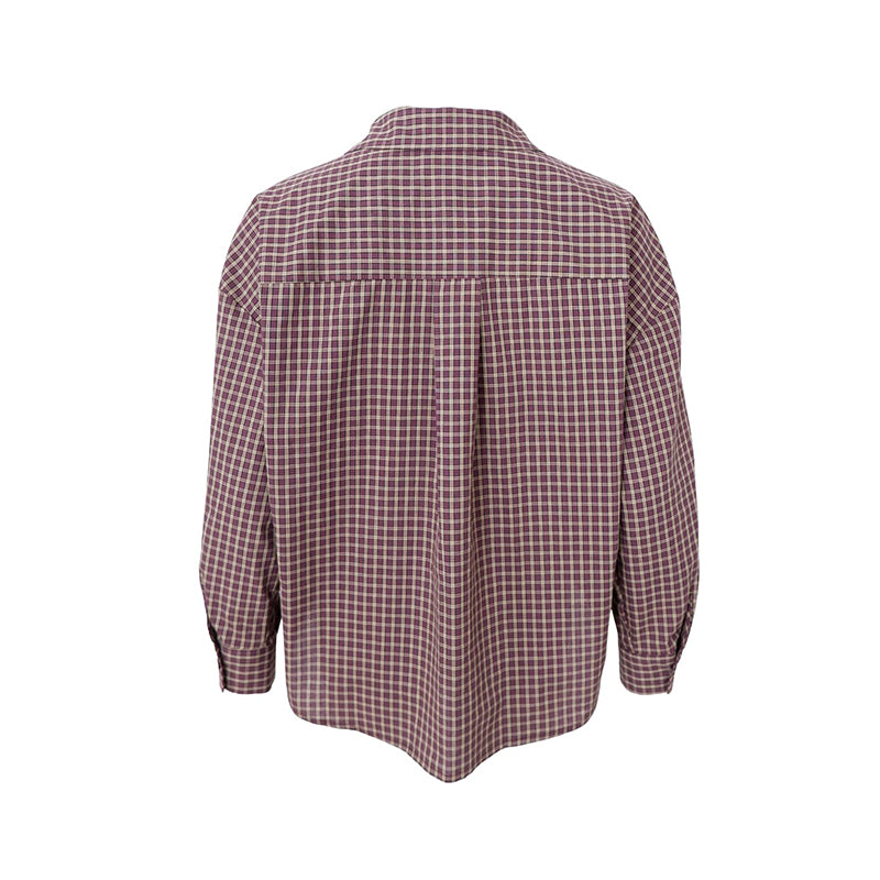 Black Colour Campbell Tailored Skjorte - Plum