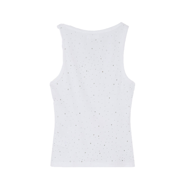 2NDDAY Viper Rhinsten Top - Brillian White