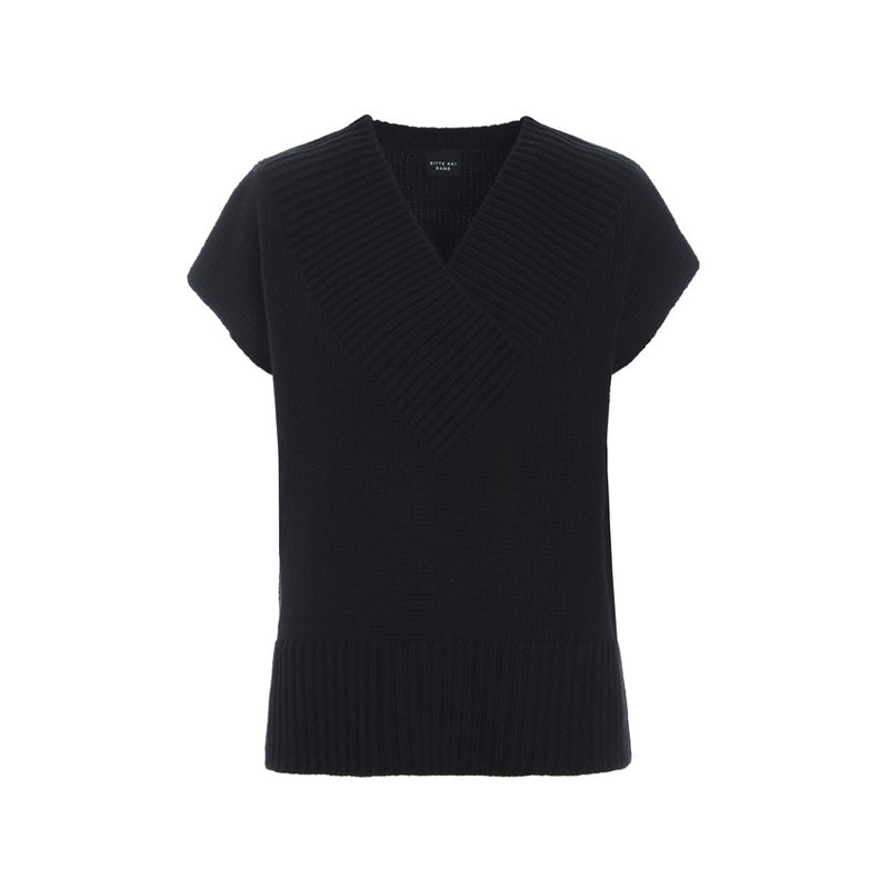 Bitte Kai Rand Nitto Strik Vest - Black