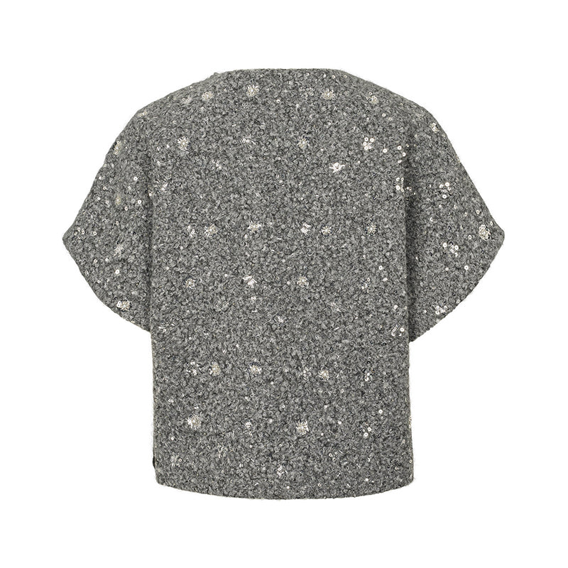 PBO Shea Vest - Grey Melange