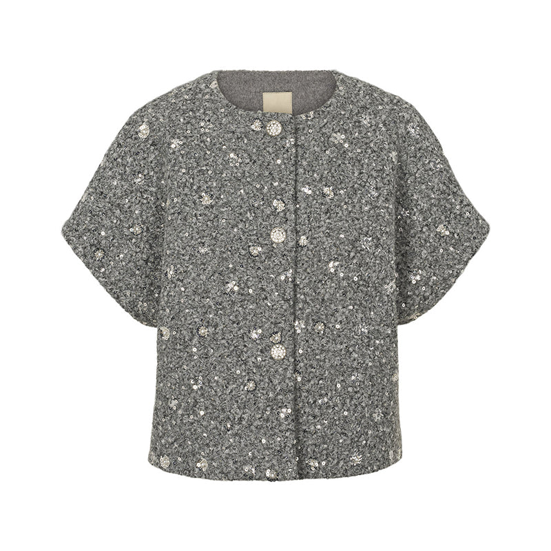 PBO Shea Vest - Grey Melange
