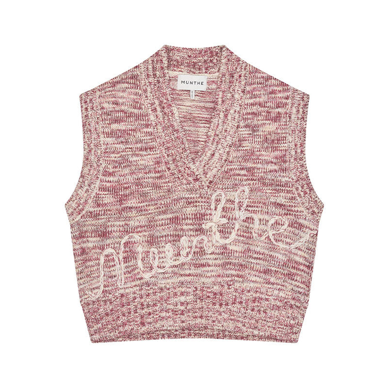 Munthe Candie Strikvest - Berry