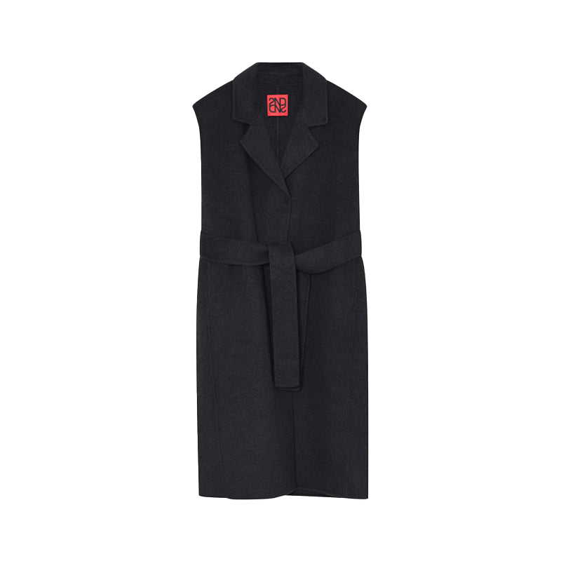 2NDDAY Sloany Uld Vest - Black