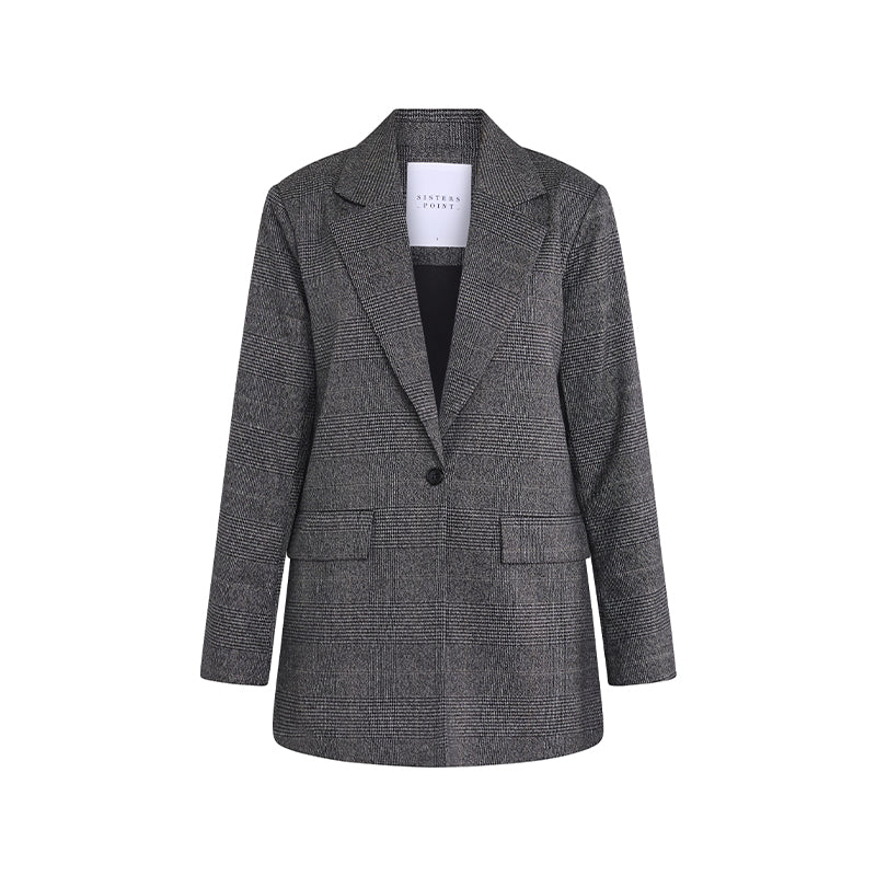 Sisters Point Viksa-BL1 Blazer - Grey Check