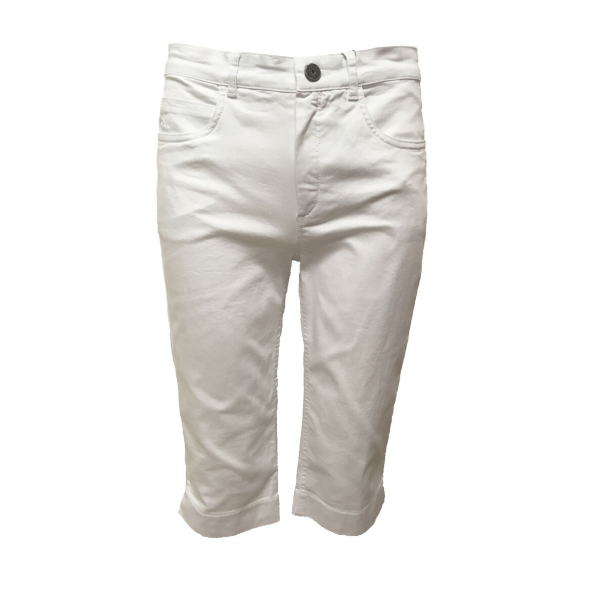 C.RO - Jenny Capri Print bukser Hvid - - Fri fragt